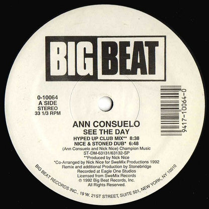 Ann Consuelo : See The Day (12")