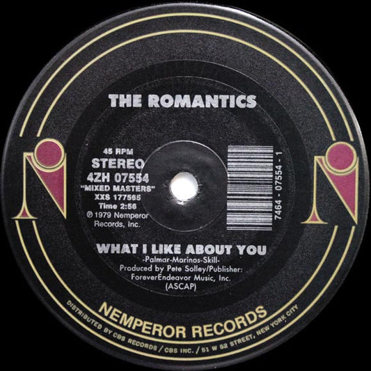 The Romantics : Talking In Your Sleep / What I Like About You (12")