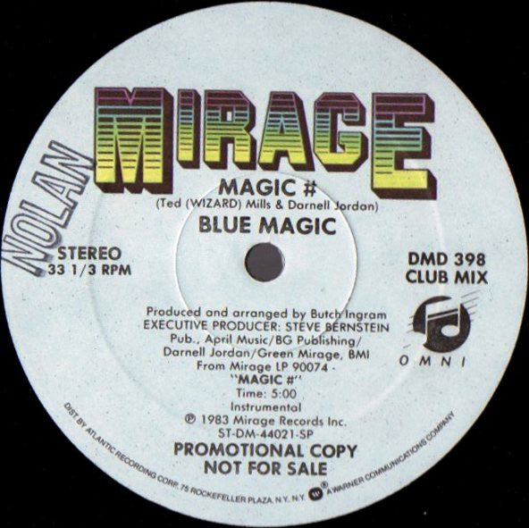 Blue Magic : Magic # (12", Promo)