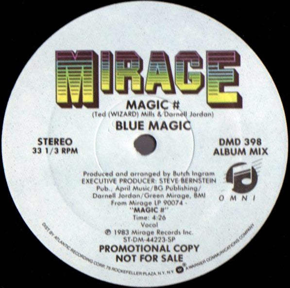 Blue Magic : Magic # (12", Promo)