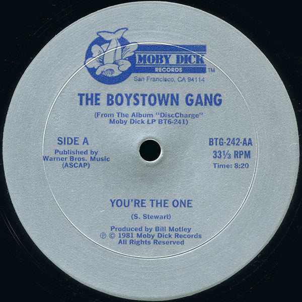 Boys Town Gang : You're The One / Disco Kicks (12")