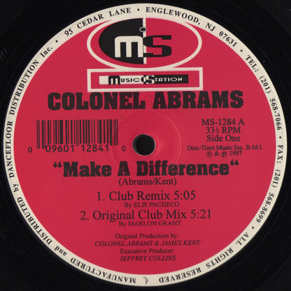 Colonel Abrams : Make A Difference (12")