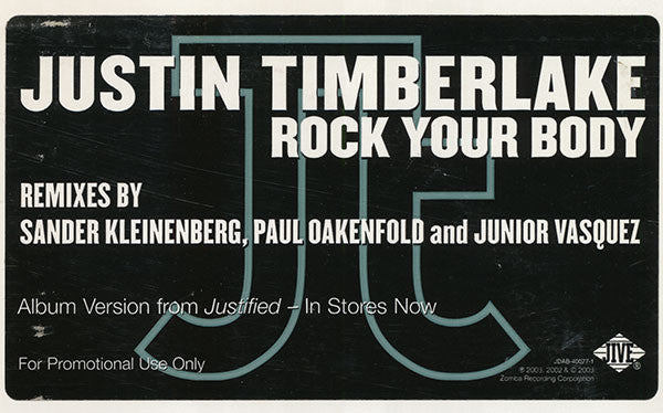 Justin Timberlake : Rock Your Body (12", Promo)