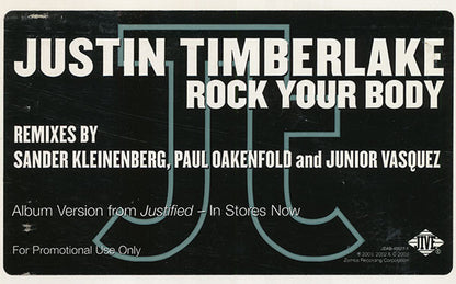 Justin Timberlake : Rock Your Body (12", Promo)