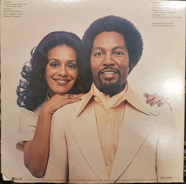 Marilyn McCoo & Billy Davis Jr. : I Hope We Get To Love In Time (LP, Album, Ter)