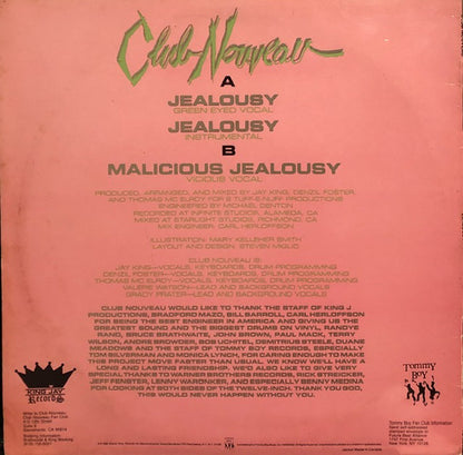 Club Nouveau : Jealousy (12")