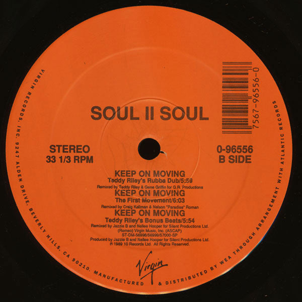 Soul II Soul : Keep On Movin (12", Ora)