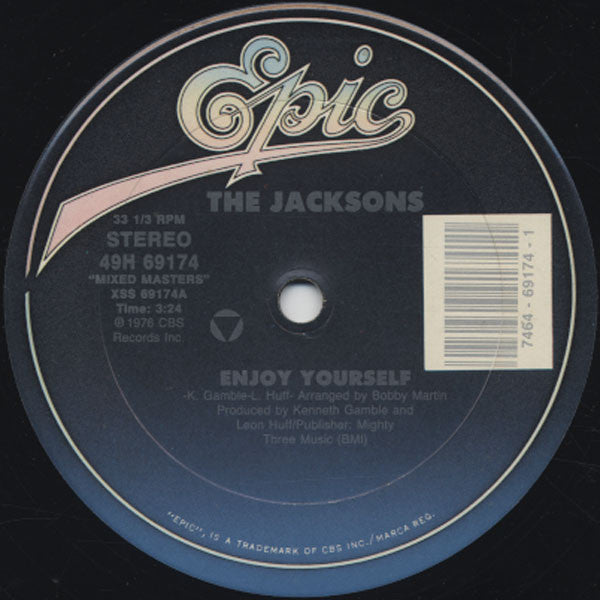 The Jacksons : Enjoy Yourself / Show You The Way To Go (12", M/Print)