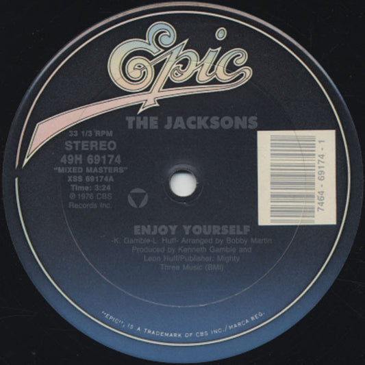The Jacksons : Enjoy Yourself / Show You The Way To Go (12", M/Print)