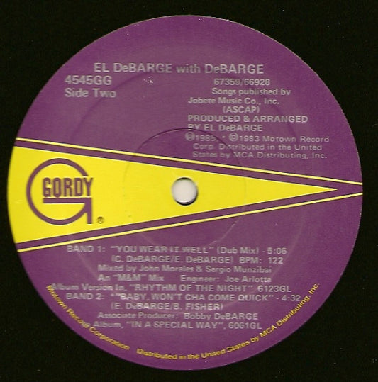 El DeBarge With DeBarge : You Wear It Well (12")
