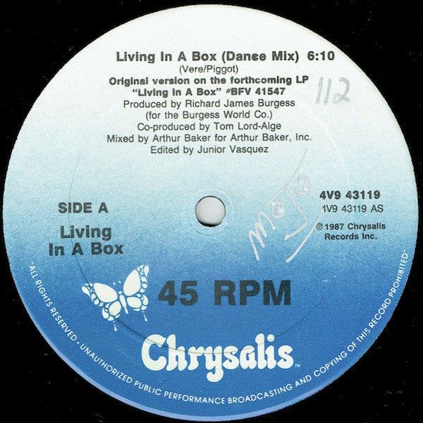 Living In A Box : Living In A Box (12")