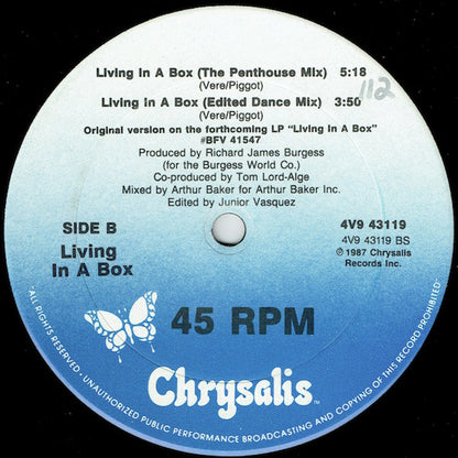 Living In A Box : Living In A Box (12")