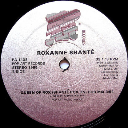 Roxanne Shanté : Queen Of Rox (Shanté Rox On) (12")