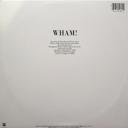 Wham! : Everything She Wants (Long Version) (12")