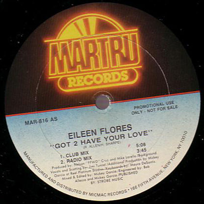 Eileen Flores : Got 2 Have Your Love (12", Promo)