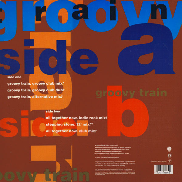 The Farm : Groovy Train (12", Maxi)