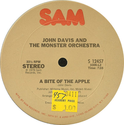 John Davis And The Monster Orchestra* : Ain't That Enough For You / A Bite Of The Apple (12")