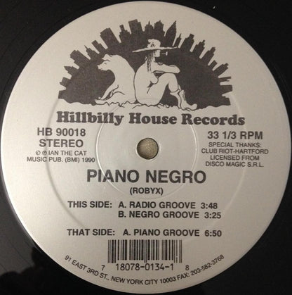 Piano Negro* : Piano Negro (12")
