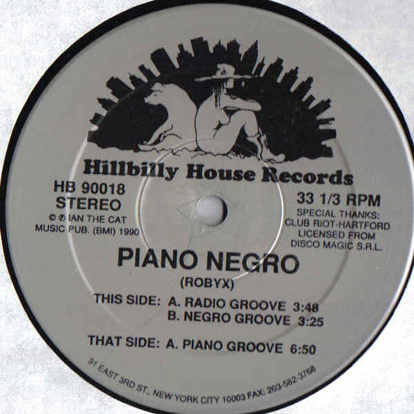 Piano Negro* : Piano Negro (12")