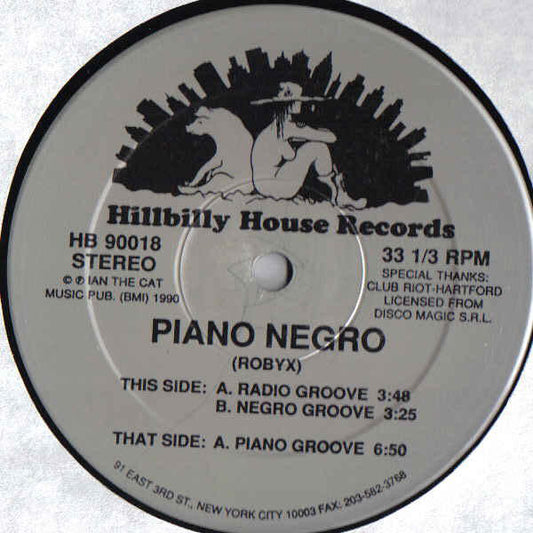 Piano Negro* : Piano Negro (12")