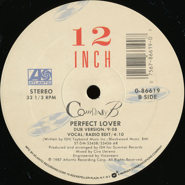 Company B : Perfect Lover (12", Single)