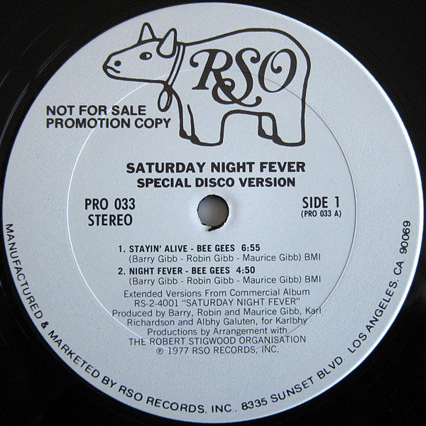 Bee Gees / Yvonne Elliman : Saturday Night Fever (Special Disco Version) (12", Promo)