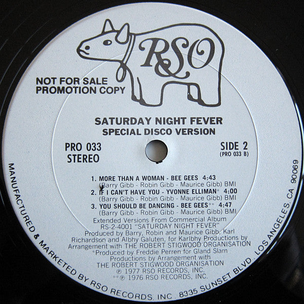 Bee Gees / Yvonne Elliman : Saturday Night Fever (Special Disco Version) (12", Promo)