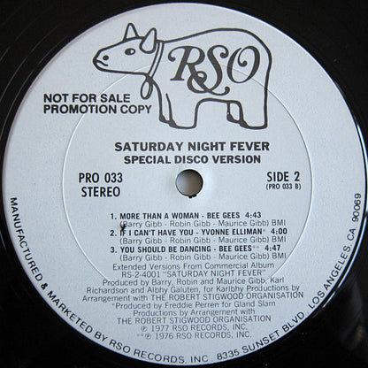 Bee Gees / Yvonne Elliman : Saturday Night Fever (Special Disco Version) (12", Promo)