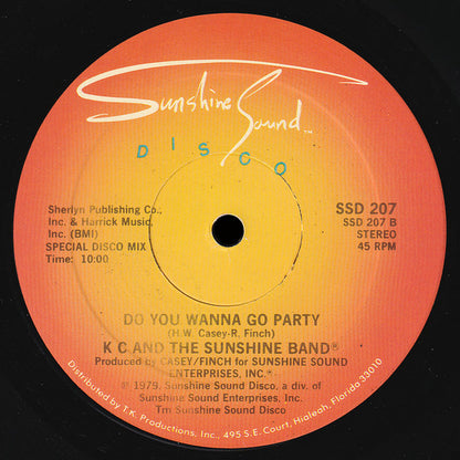 K.C. And The Sunshine Band* : Do You Wanna Go Party (12")