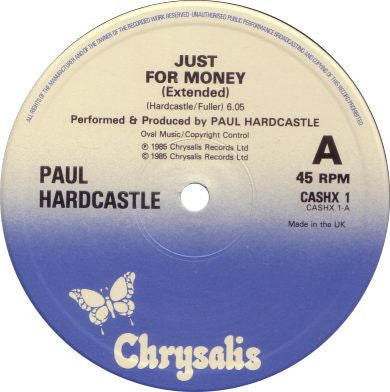 Paul Hardcastle : Just For Money (Extended Version) (12")