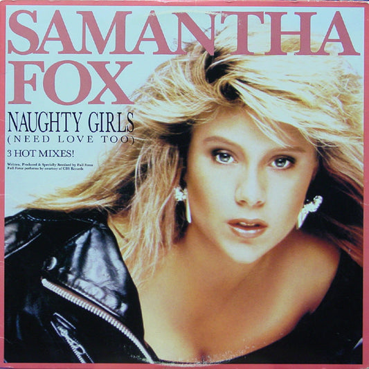 Samantha Fox : Naughty Girls (Need Love Too) / I Surrender (To The Spirit Of The Night) (12", Single)