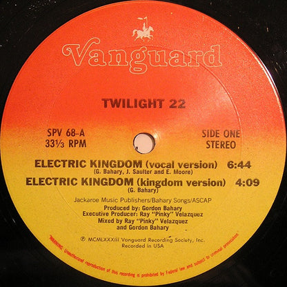 Twilight 22 : Electric Kingdom (12", Single)