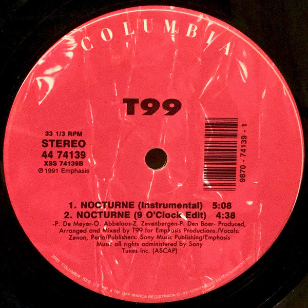 T99 : Nocturne (12")