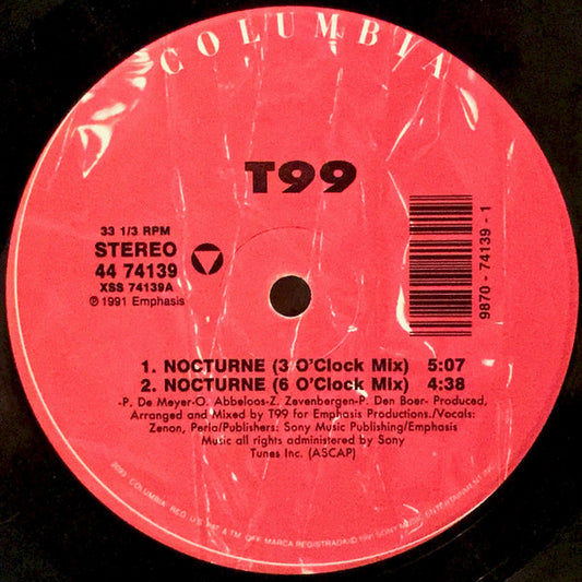 T99 : Nocturne (12")