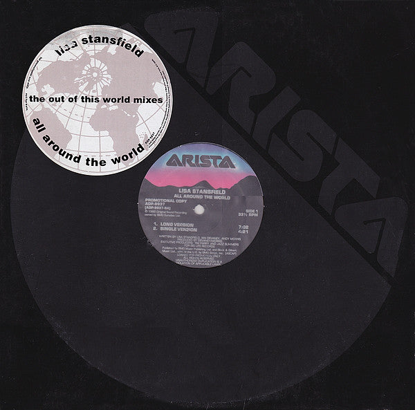 Lisa Stansfield : All Around The World (The Out Of This World Mixes) (12", Promo)