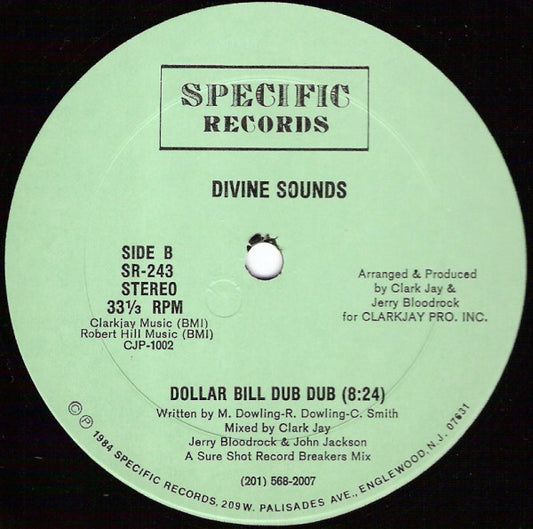 Divine Sounds : What People Do For Money (12")