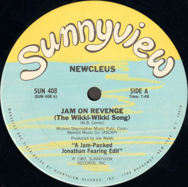 Newcleus : Jam On Revenge (The Wikki-Wikki Song) (12")