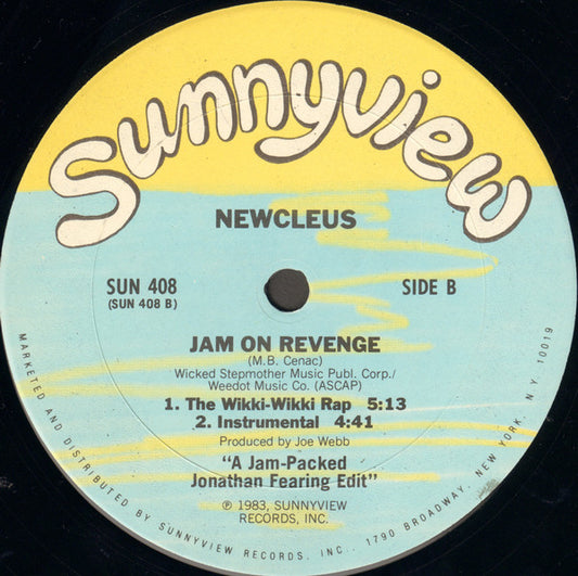 Newcleus : Jam On Revenge (The Wikki-Wikki Song) (12")