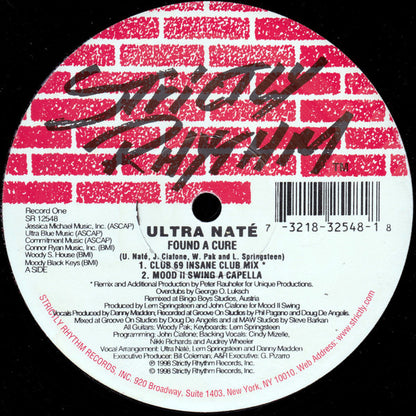 Ultra Naté : Found A Cure - Remixes II (2x12", Ltd)