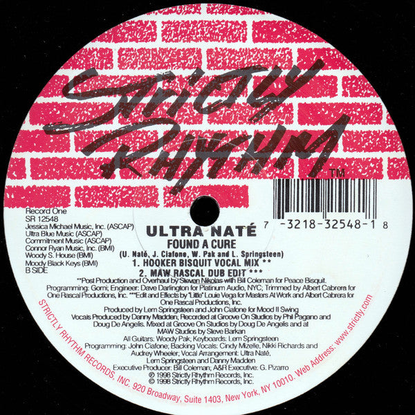 Ultra Naté : Found A Cure - Remixes II (2x12", Ltd)