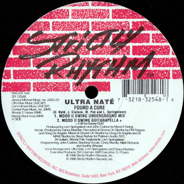 Ultra Naté : Found A Cure - Remixes II (2x12", Ltd)