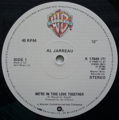 Al Jarreau : We're In This Love Together (12")
