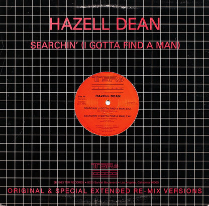 Hazell Dean : Searchin' (I Gotta Find A Man) (Original & Special Extended Re-Mix Versions) (12", Mono)