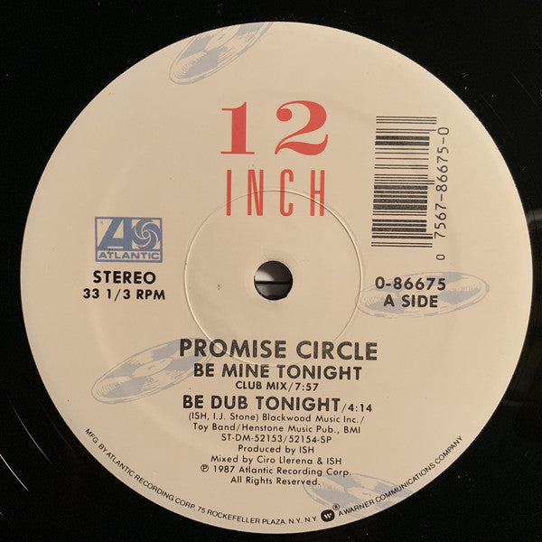 Promise Circle : Be Mine Tonight (12")