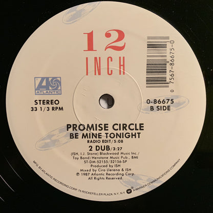 Promise Circle : Be Mine Tonight (12")