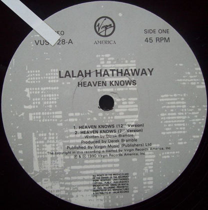 Lalah Hathaway : Heaven Knows (12")