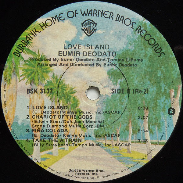 Deodato* : Love Island (LP, Album, LA )