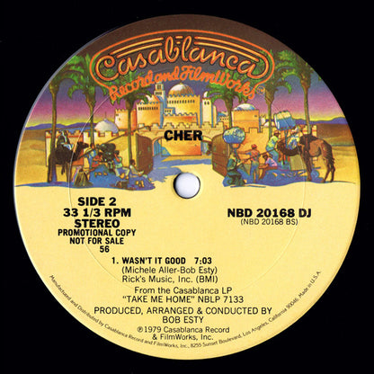Cher : Take Me Home (12", Single, Promo, 56)