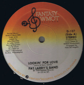 Fat Larry's Band : Lookin' For Love / Hey Pancho It's Disco! (12")