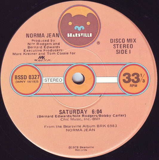 Norma Jean* : Saturday (12", Single)